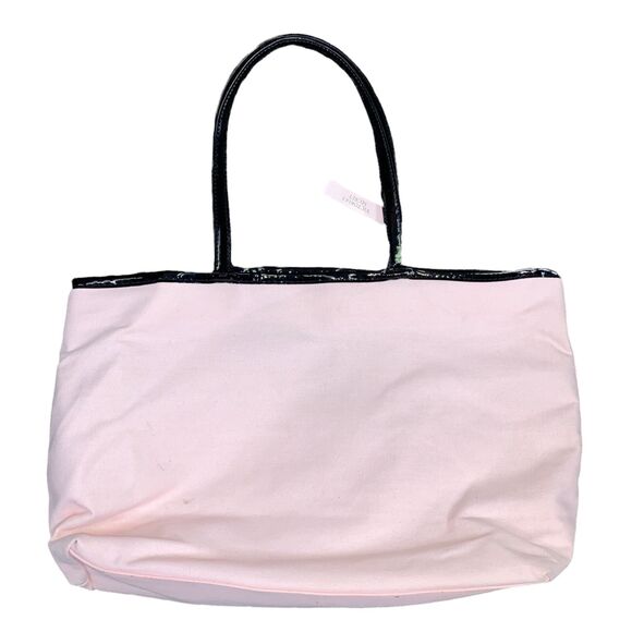Victorias Secret Womens Shoulder Bag Handbag Tote Purse Pink Black - Picture 4 of 9